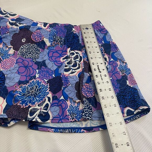 Miraclesuit x Talbots Purple Floral Tankini Swimsuit Bathing Suit Plus Size 22W - Picture 9 of 12